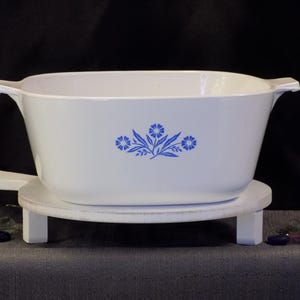 1961-1966 ORIGINAL VINTAGE - Corning Ware 2 1/2 Quart - Blue Cornflower P-2 1/2-B Casserole Dish NO Lid