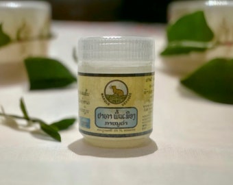 KanouKham Lao Essentiële Kruidenmassage 50 ml Oliezalf Balsem voor pijn en jeuk voor alle doeleinden Comfort Lichaam Naturopathische zorg