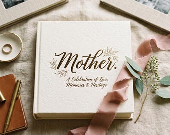 Libro de recuerdos del Día de la Madre, diario para completar, libro de recuerdos (descarga instantánea)