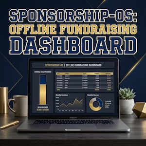 マーチングバンド向けスポンサーシップCRMソフトウェア、オフラインブースタークラブダッシュボード（デジタルダウンロード版）