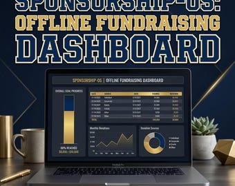 Software CRM para la gestión de patrocinios de bandas de música, panel de control offline para clubes de apoyo (descarga digital)