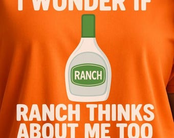 Camiseta divertida con estampado de aderezo ranch: Regalo ideal para amantes de la comida.