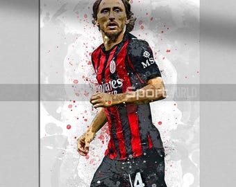 ルカ・モドリッチ直筆サイン入りACミラン 2025-26 オーセンティック