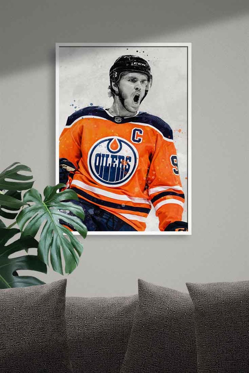 Connor Mcdavid Poster Connor Mcdavid Print, Canvas Print, Kids Decor ...