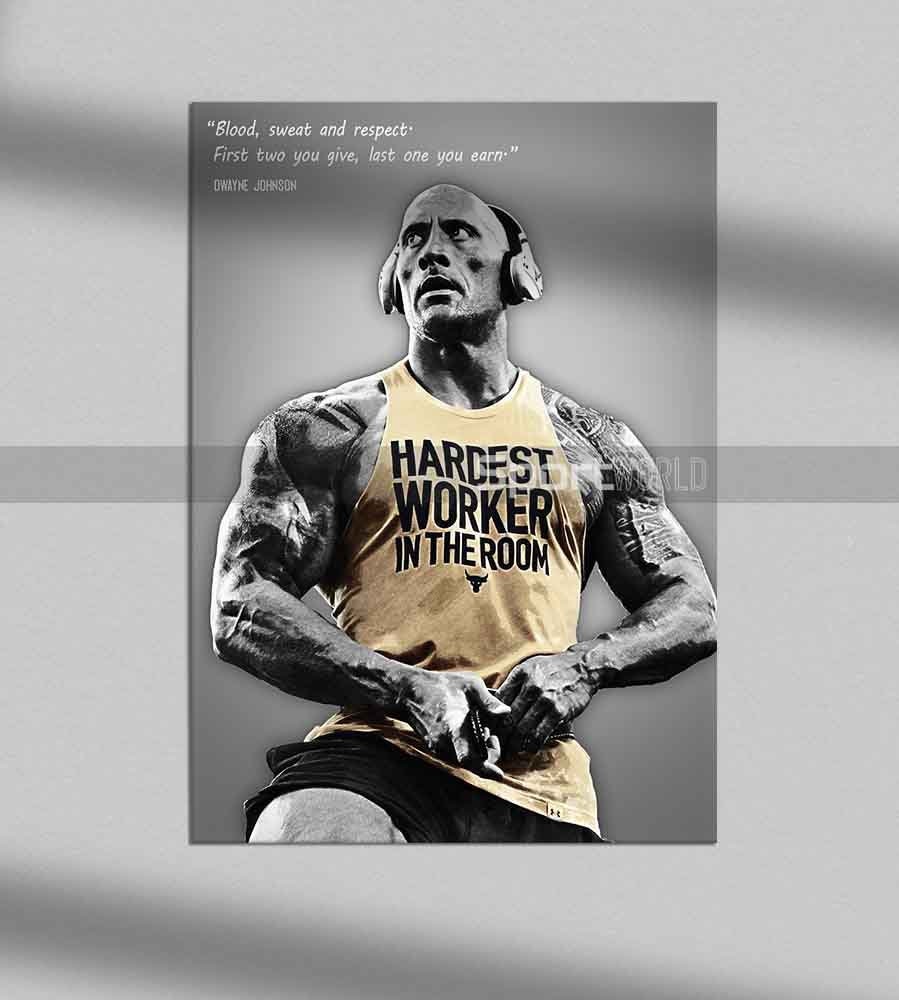 Dwayne johnson art - Etsy België, image size:899x1000