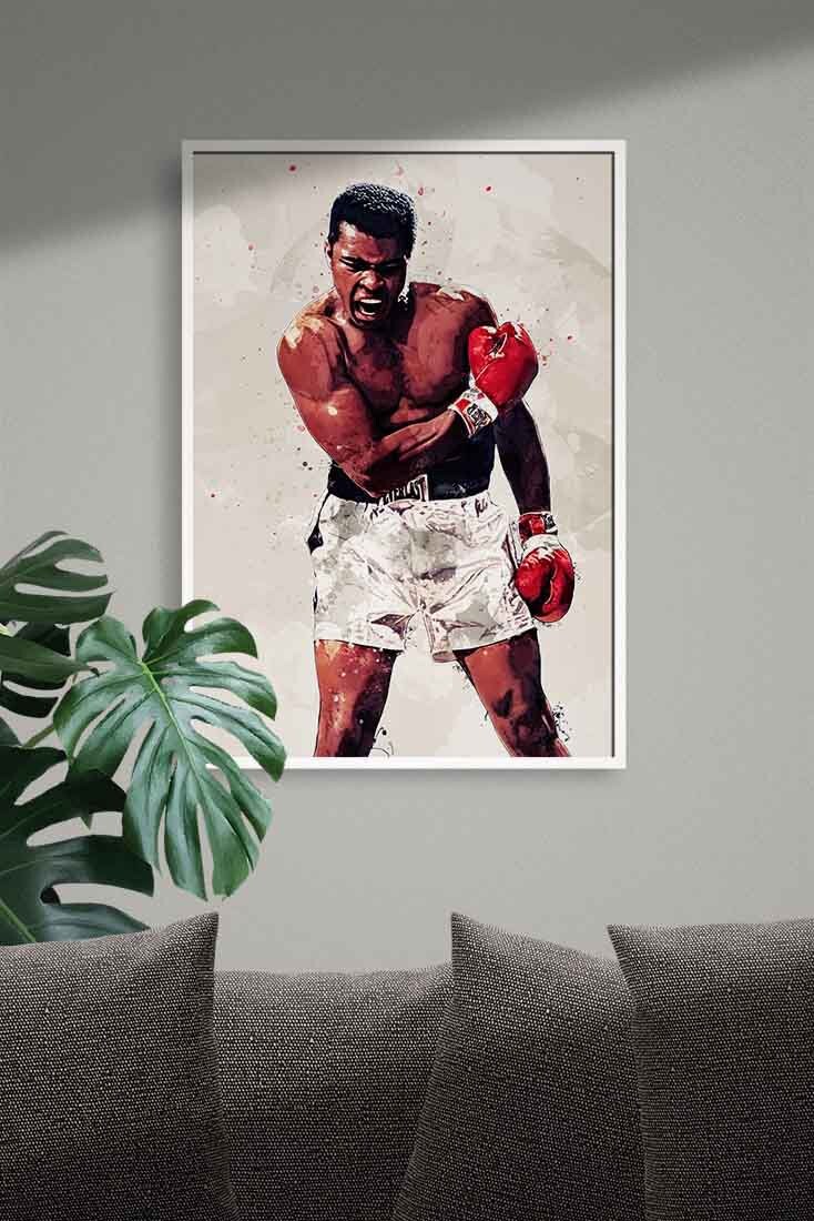 Muhammad Ali Poster, Muhammad Ali Print, Canvas Print, Kids Decor, Man ...