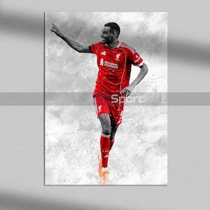 Alexander Isak Football Poster: Vibrant Sports Art Print