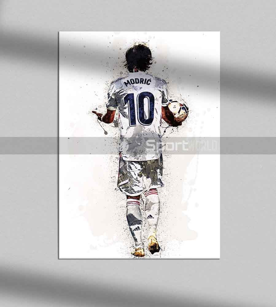 Affiche Dédicacée Luka Modric – Real Madrid – Format A4 – Saison 2024/2025 (neuve)