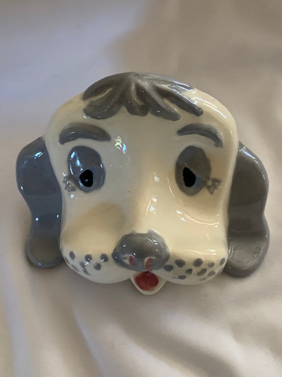 Ceramic art eyeglass holder dog - image 5