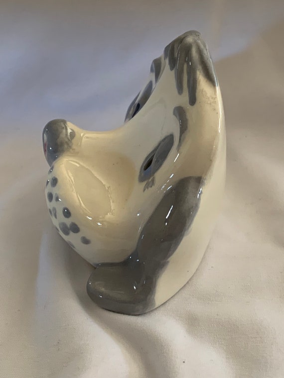 Ceramic art eyeglass holder dog - image 2