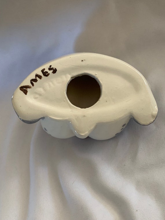 Ceramic art eyeglass holder dog - image 6
