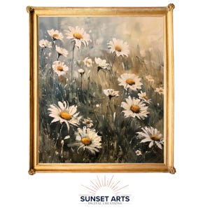 Gänseblümchen | Blumen Print, digitaler Download, bedruckbar