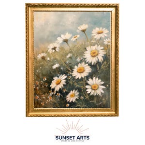 Gänseblümchen | Blumen Print, digitaler Download, bedruckbar