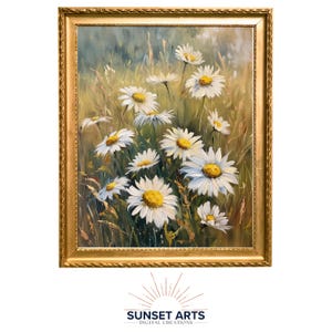 Gänseblümchen | Blumen Print, digitaler Download, bedruckbar