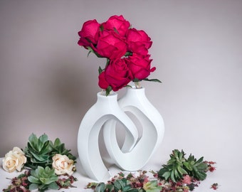 Modern and Stylish Design Vase | Double Decorative Home Accessory