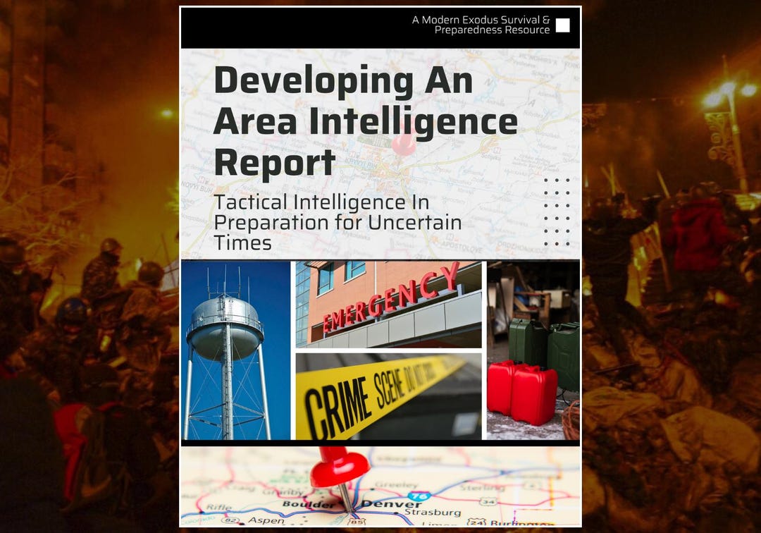 Area Intelligence Report | Survival Guide, Threat & Resource Tracker ...