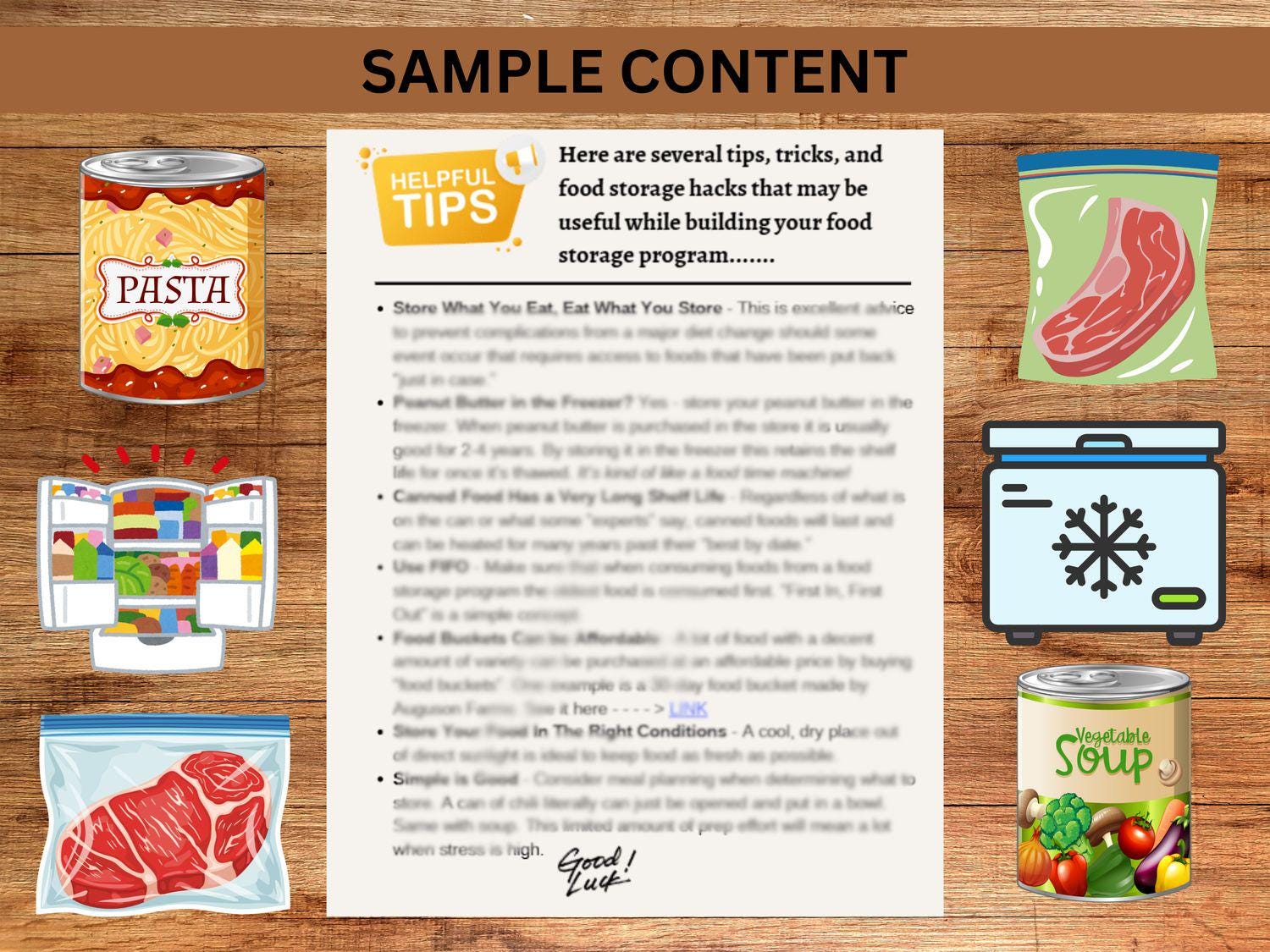 52 Week Food Storage Guide - Build a Food Storage Program Week by Week ...