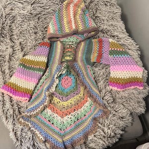flower of life cardigan
