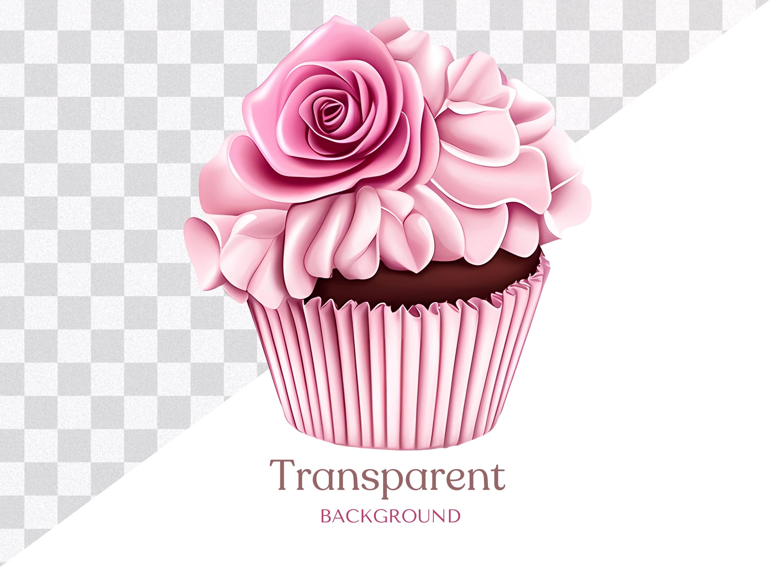 Cupcake Roccoco Pink & Gold Rococo Cupcake Clipart: Marie Antoinette Art (digital ...