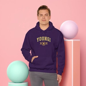Sudadera con capucha unisex BTS Suga, sudadera con capucha Yoongi Army, mercancía coreana Kpop