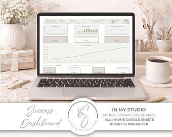 Success Dashboard Inside My Studio Etsy Shop Accounting & Workflow System