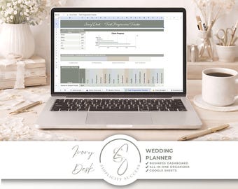 Ivory Desk: zakelijk dashboard voor bruiloftplanners voor Google Spreadsheets