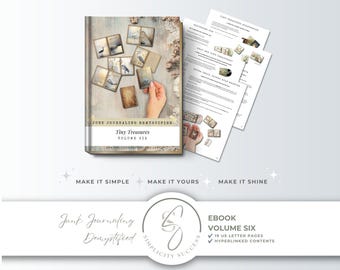 Tiny Treasures Junk Journaling Demystified, Miniature Kit Guide for Etsy Sellers, J11