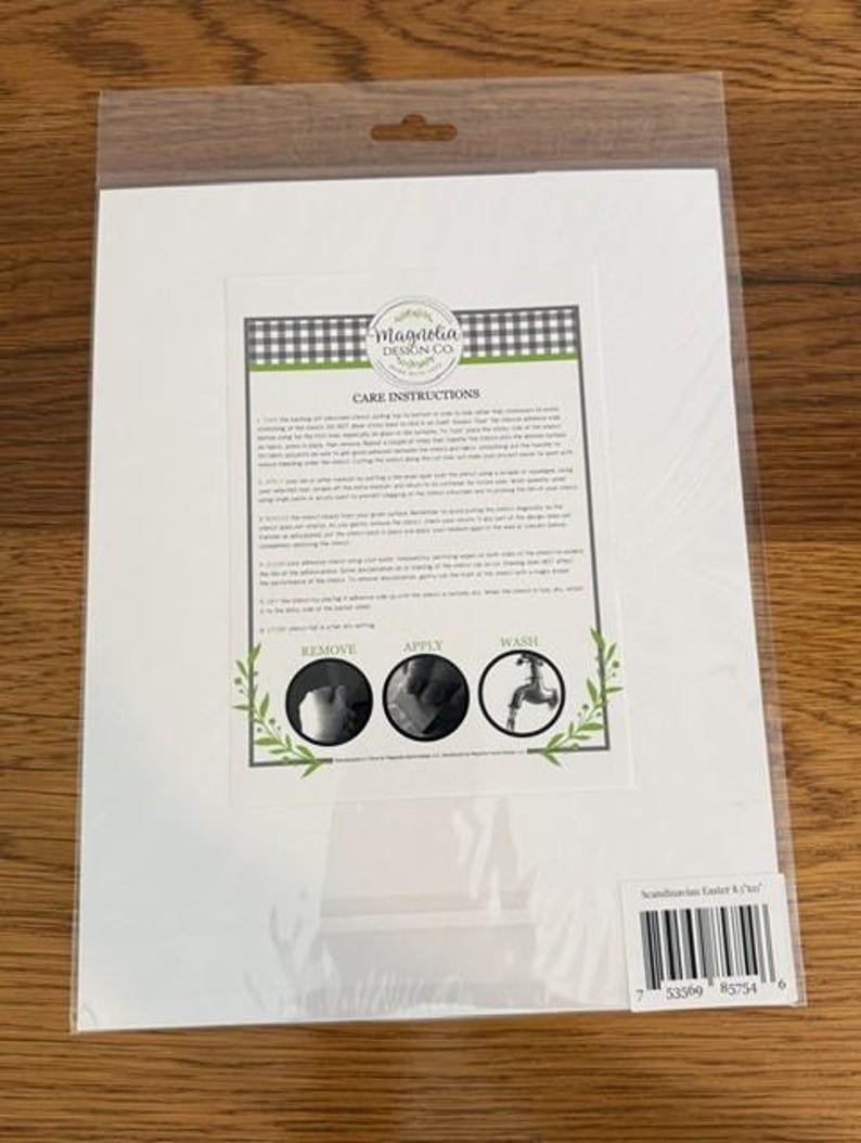 Scandinavian Easter Rabbits Magnolia Design Co. Reusable Stencil image 3