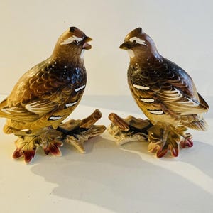 Vintage Norcrest Bird Figurines - Etsy