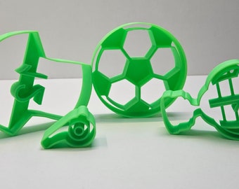 Cookie cutters // Fondant // Football // European Championship // World Cup // Baking // Baking pan // Cookies // Clay // DIY // School cone // School