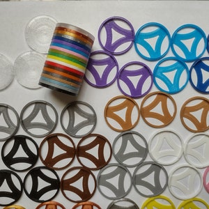 80 Stacking Condition Rings for DnD, Pathfinder: 25mm Tokens with Storage