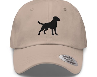 Black Lab Embroidered Adjustable Hat, Black Labrador Hat, Labrador Mom, Labrador Retriever Owner Gifts, Black Lab Mom, Black Lab Cap