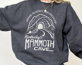 Mammoth Cave National Park Sweatshirt, Retro Mammoth Cave National Park Graphic Sweater, Mammoth Cave Kentucky Vacation Trip Crewneck Gift