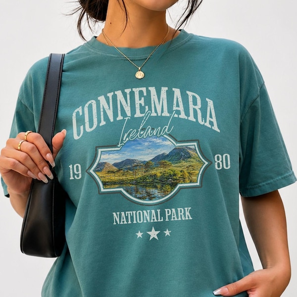 Connemara National Park Comfort Colors® Shirt, Vintage Connemara National Park Ireland, Visit Ireland Family Vacation Travel Tour Tee