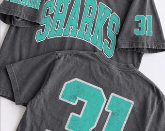 Custom Distressed Sports Team Tee, Comfort Colors® Shirt, Game Day Shirt, Mascot Sports Team Mom Shirt, High School Sports Team Shirt