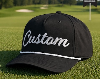 Custom Embroidered Richardson 258 Performance Rope Cap, Custom Golf Hat, Golf Trip Hat, Personalized Golf Rope Cap, Custom Golf Hat for Him