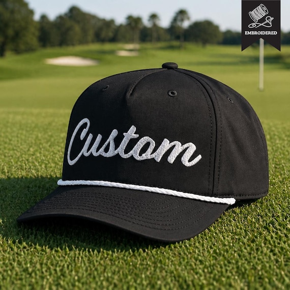 Custom Embroidered Richardson 258 Performance Rope Cap, Custom Golf Hat, Golf Trip Hat, Personalized Golf Rope Cap, Custom Golf Hat for Him