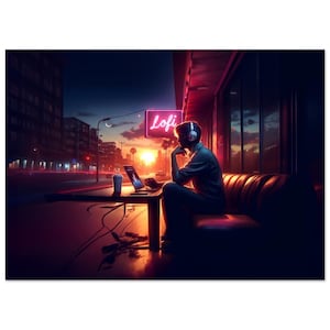 Lofi Nights Premium Matte Paper Poster