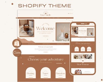 Shopify-Theme-Kerzenvorlage