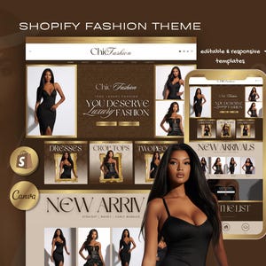 Luxury Fashion Shopify Theme | Luxury Website Template | Streetwear Store Design | Clothing Theme | Fashion Ecommerce Template
