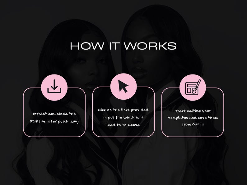 Editable Canva beauty business logo in elegant style