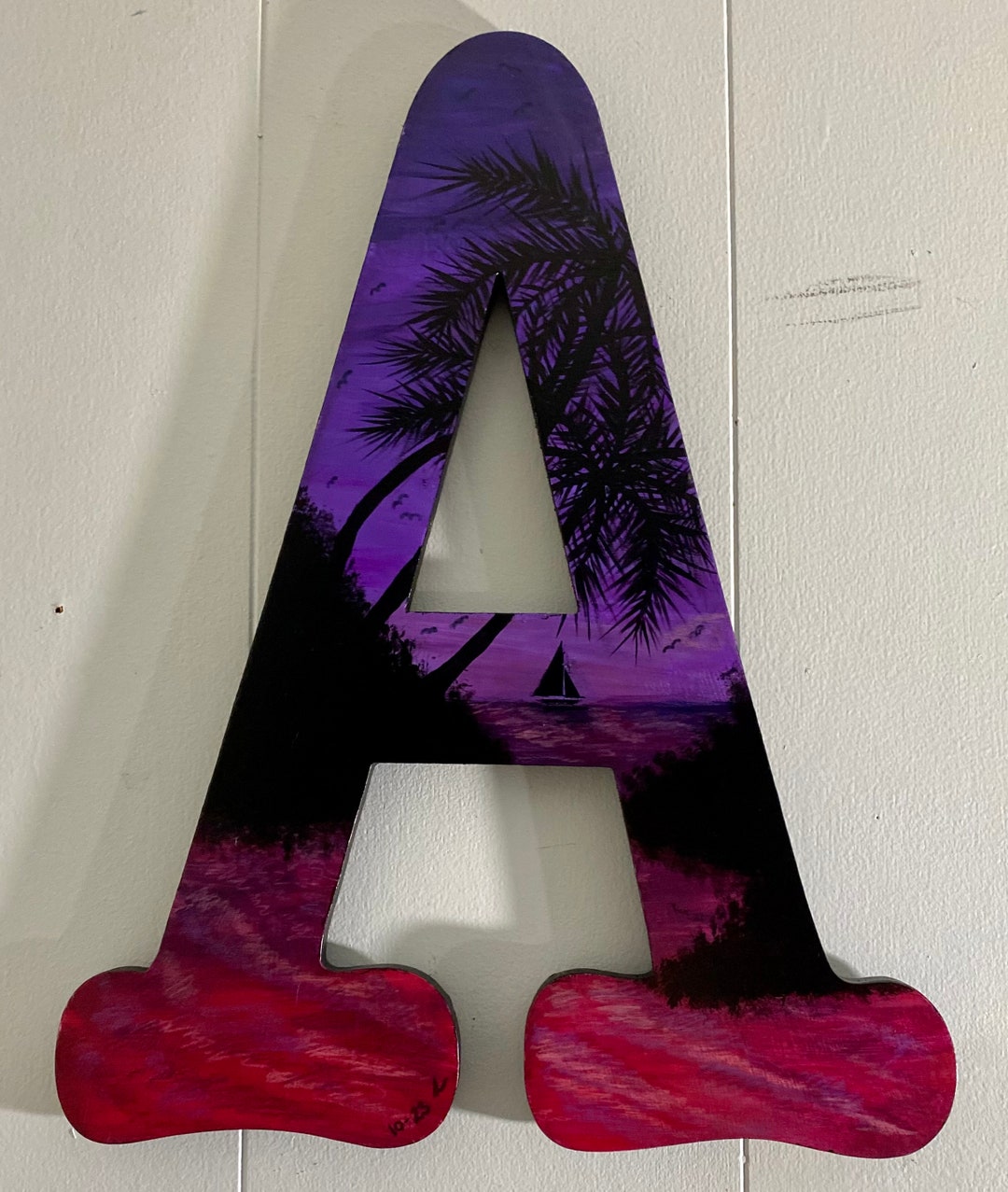 Custom Hand Painted Letters - Etsy
