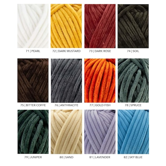 Wolans Bunny Baby Yarn Wool Chunky Chenille Knitting Crochet 100g
