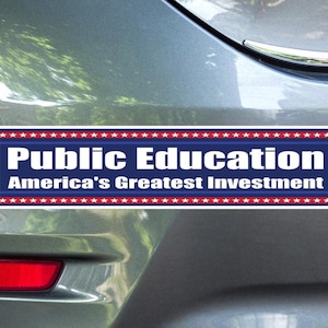 Public Education Bumper Sticker
