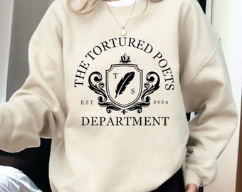 Taylor The Tortured Poets Jumper- Swift New Album Merch - Unique TS Version Jumper - Taylor's Tortured Poets Department Apparel