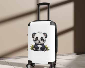 Suitcase, trend suitcase, popular suitcase, best seller suitcase, panda suitcase, cute suitcase, Suitcase, travel, bag, pattern, sticker