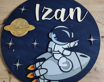 Personalisiertes Gemälde mit Namen und Farben für Jungen, Mädchen, Erwachsene, Baby-Willkommen, Zimmerdekoration, Holznamen, Mutterschaft