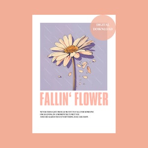 Seventeen &quot;Fallin&#39; Flower&quot; digital wall print - aesthetic kpop decor
