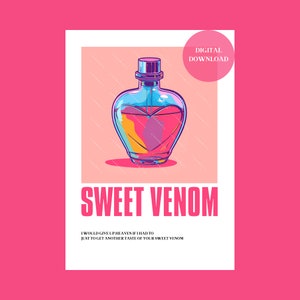 Enhypen &quot;Sweet Venom&quot; digital wall print - aesthetic kpop decor