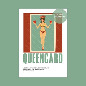 Impression murale numérique « Queencard » GI-DLE - déco kpop esthétique